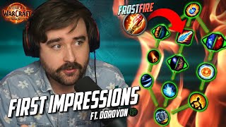 Frostfire is BACK New Hero Talents Revealed  World of Warcraft The War Within ft Dorovon [upl. by Niliak]