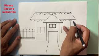 Happy Diwali Drawing Easy  Diwali Drawing For Beginners [upl. by Danby]