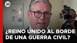 🚨 XENOFOBIA EN EUROPA ¿Reino Unido está al borde de una guerra civil [upl. by Francie]