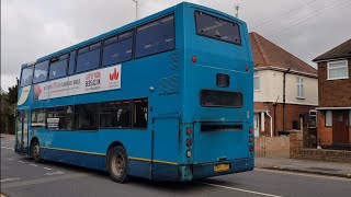 Full Ride Bus Route 24 Luton  Lewsey LampD Hospital Arriva ALX400 B7TL 6439 GN04 UFH [upl. by Earehs615]