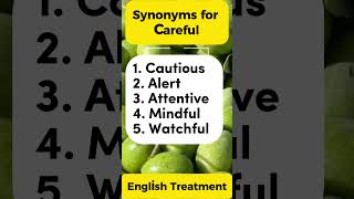 quotSynonyms for Careful Expand Your Vocabquot words advancedvocabulary vocab synonyms learning [upl. by Libby405]