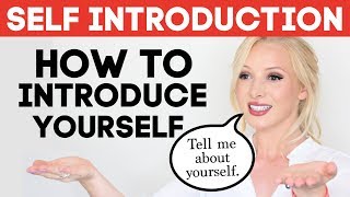 SELF INTRODUCTION  How to Introduce Yourself in English  Tell Me About Yourself Interview Answer [upl. by Adriano]