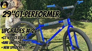 29quot GT Performer BMX AME Grips amp 4PC Bars UPGRADE pt 2 [upl. by Oisacin]