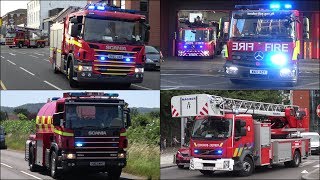 Fire engines and trucks responding  BEST OF 2018 [upl. by Agostino848]