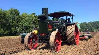 Rumely Oilpull 4060 Z plowing at 2017 Rushville Indiana tractor show [upl. by Art]