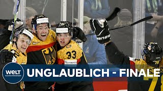 EISHOCKEY Deutsches Team sensationell im WMFinale [upl. by Obla]