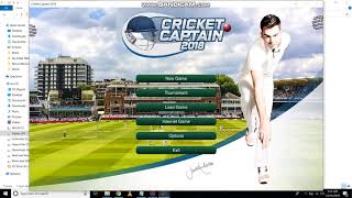 How to Download Install and Mod Cricket Captain 2018 [upl. by Crowns428]