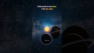 Orbital Periods of Planets Explained in Seconds orbit planets SpaceFacts [upl. by Croydon]