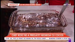 Chef Roxi ne gătește negresă cu cocos [upl. by Galvan]