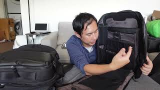 Nomatic Travel backpack overview  comparison w Incase ARC Travel [upl. by Box356]