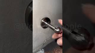 Clever door stopper installation process [upl. by Odrick]