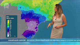 Meteorologia Onda de frio derruba temperatura em grande parte do país e pode até cair neve  1305 [upl. by Alleinad]