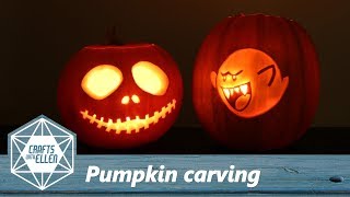 Pumpkin Carving Tips amp Tricks [upl. by Ellehcsar]