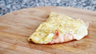 Omelette Prosciutto e Formaggio😋 Ricetta Perfetta facile e pronta in pochissimi minuti⏱ 05 [upl. by Nwahsaj]