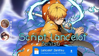 Script Skin Lancelot Zenitsu No Password  Full Effect amp Voice  Update Patch Terbaru 2024  MLBB [upl. by Aneertak988]