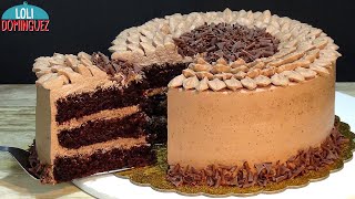 TARTA DE CHOCOLATE FÁCIL NO CREERÁS LO FÁCIL Y RICA QUE QUEDA Loli Domínguez  Tutorial [upl. by Lekram]