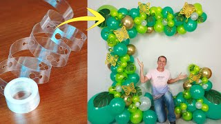 COMO HACER UN ARCO DE GLOBOS  decoracion cumpleaños  guirnalda de globos  gustavo gg [upl. by Sigismondo815]