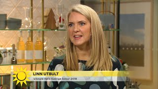 Hon vann Hela Sverige bakar ”Så skönt att få berätta”  Nyhetsmorgon TV4 [upl. by Lashar964]