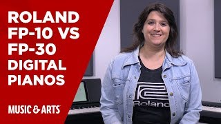 Roland  FP10 VS FP30  Digital Pianos [upl. by Soulier752]