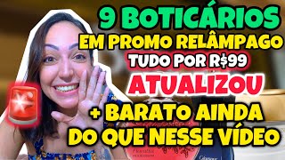 9 BOTICÁRIOS em PROMO RELÂMPAGO 👉 Atualizou  BARATO DO QUE NESSE VÍDEO [upl. by Scoville]