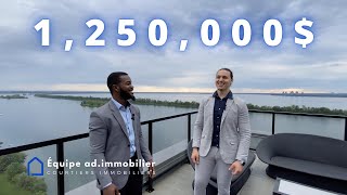 Visite dun condo de 1250000  RiveSud de Montréal Brossard Québec [upl. by Tami354]