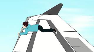 Minecraft Airplane Disaster Animatic [upl. by Hcirteid]