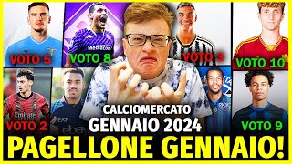 PAGELLONE CALCIOMERCATO SERIE A GENNAIO 2024  SICKWOLF [upl. by Enyawad]