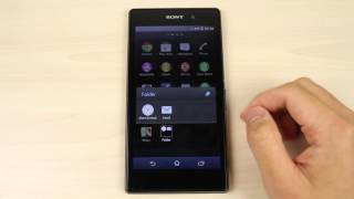 How to reorganize and remove page apps and widgets on Sony Xperia Z1 [upl. by Norward850]