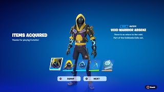 HOW TO GET VOID WARRIOR ABSENZ SKIN IN FORTNITE [upl. by Couchman]