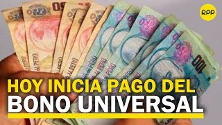 Bono Familiar Universal Hoy inicia el pago del subsidio de S760 [upl. by Avat]