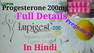 Progesterone Lupigest Progesterone Soft Gelatin 200 Capsules Micronised Progesterone 200 Capsules [upl. by Cheyne]