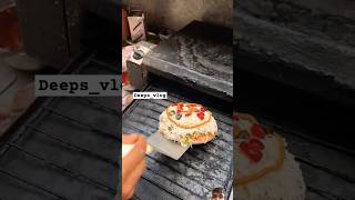 दुनिया का सबसे छोटा पिज्जा 😱😱🤤  deepsvlog streetfood pizza food shorts youtube shortvideo [upl. by Okorih]