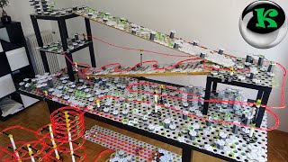 Marble run  Odyssey EXTREME gravitrax quercetti [upl. by Nirek]