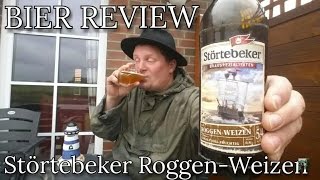 ✔BIER REVIEW Störtebeker RoggenWeizen 54 vol [upl. by Kare]