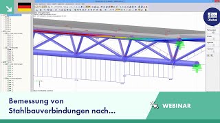 Webinar Bemessung von Stahlbauverbindungen nach Eurocode 3 mit RFEM 5 und RSTAB 8 [upl. by Braynard953]