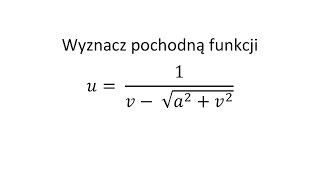 Pochodna funkcji jednej zmiennej cz44 Krysicki Włodarski przykład 683 Pochodna złożona [upl. by Summer]