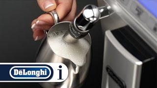 How to Froth Milk Using Your DeLonghi Autentica ETAM 29620 Coffee Machine [upl. by Baggott155]