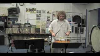 Snare Drum and Orchestral Excerpts perf Garrett Lanzet [upl. by Gardia]