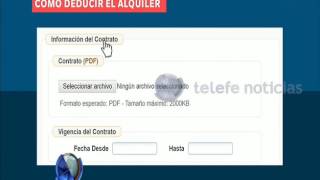 Cómo deducir el alquiler  Telefe Noticias [upl. by Enelcaj]