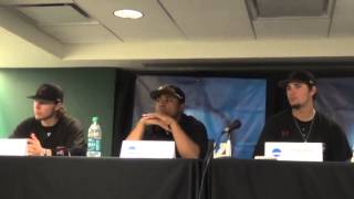 Game 4 TTU Press Conference  Tim Proudfoot Corey Taylor and Dylan Dusek [upl. by Letnohs786]