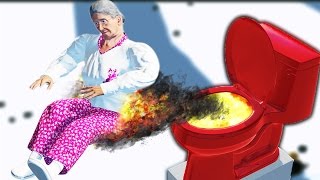 EXPLODING GRANDMA STUNTS StuntFest Funny Moments [upl. by Massie865]