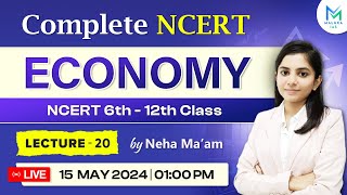 Complete NCERT Economy Class 6 to 12  Lecture 20  NCERT Class  MALUKA IAS [upl. by Joashus]