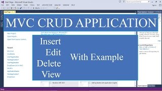 Aspnet Mvc  Create Update Delete View With Entity Framework [upl. by Ladonna]