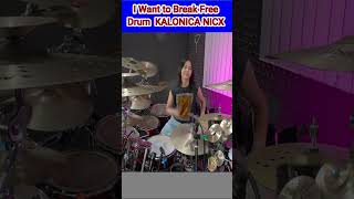 I Want to Break Free  Freddie Mercury  Drum KALONICA [upl. by Nawtna]