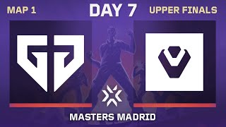 GEN vs SEN  VALORANT Masters  Knockouts  Map 1 [upl. by Ojahtnamas700]