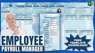 How To Create A Complete Employee Payroll In Excel  FREE DOWNLOAD [upl. by Soalokcin]