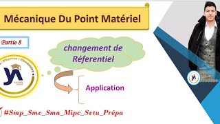 mécanique du point matériel smpcsmaprépa partie8 Application Changement de réferentiel [upl. by Ehcram525]