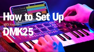 How to Set Up Your MIDI Keyboard丨Donner DMK25 Set Up Guide [upl. by Melodee]