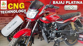 Bajaj Platina CNG Bike Launched in India🤩Price  Update  Launch Date  Platina CNG Bike New Model [upl. by Ahsiuqel]