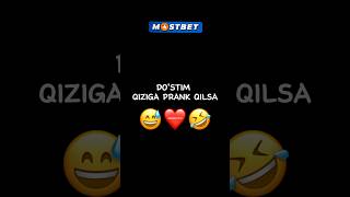 DOSTIM QIZIGA PRANK QILSA 😅❤️ shorts tiktok instagram youtubeshorts rek [upl. by Niai]